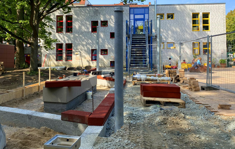 LANDESHAUPTSTADT KIEL: Außenanlagen Kita Beseler Allee