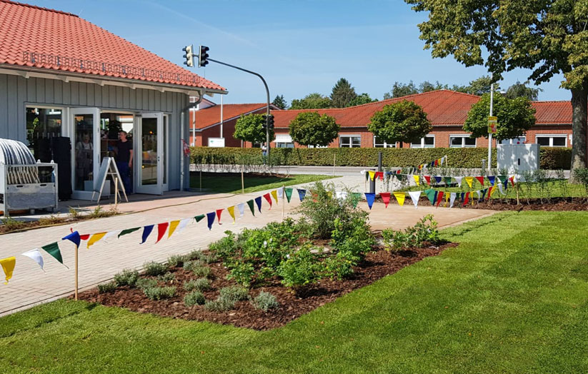 OLDENBURG IN HOLSTEIN, Talentehaus für Ostholsteiner Werkstätten – Komplette Außenanlagen